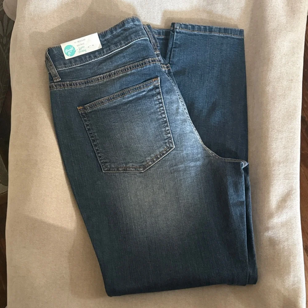 Maurices Medium Blue Straight Fit Jeans - Picture 2 of 3